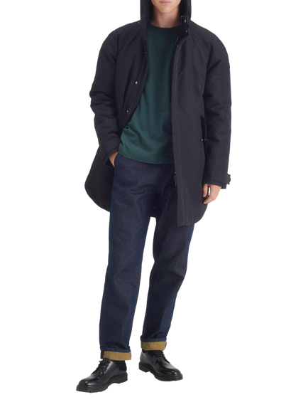 Maison Standards Somerset Oversized Parka Jacket, Black, Black