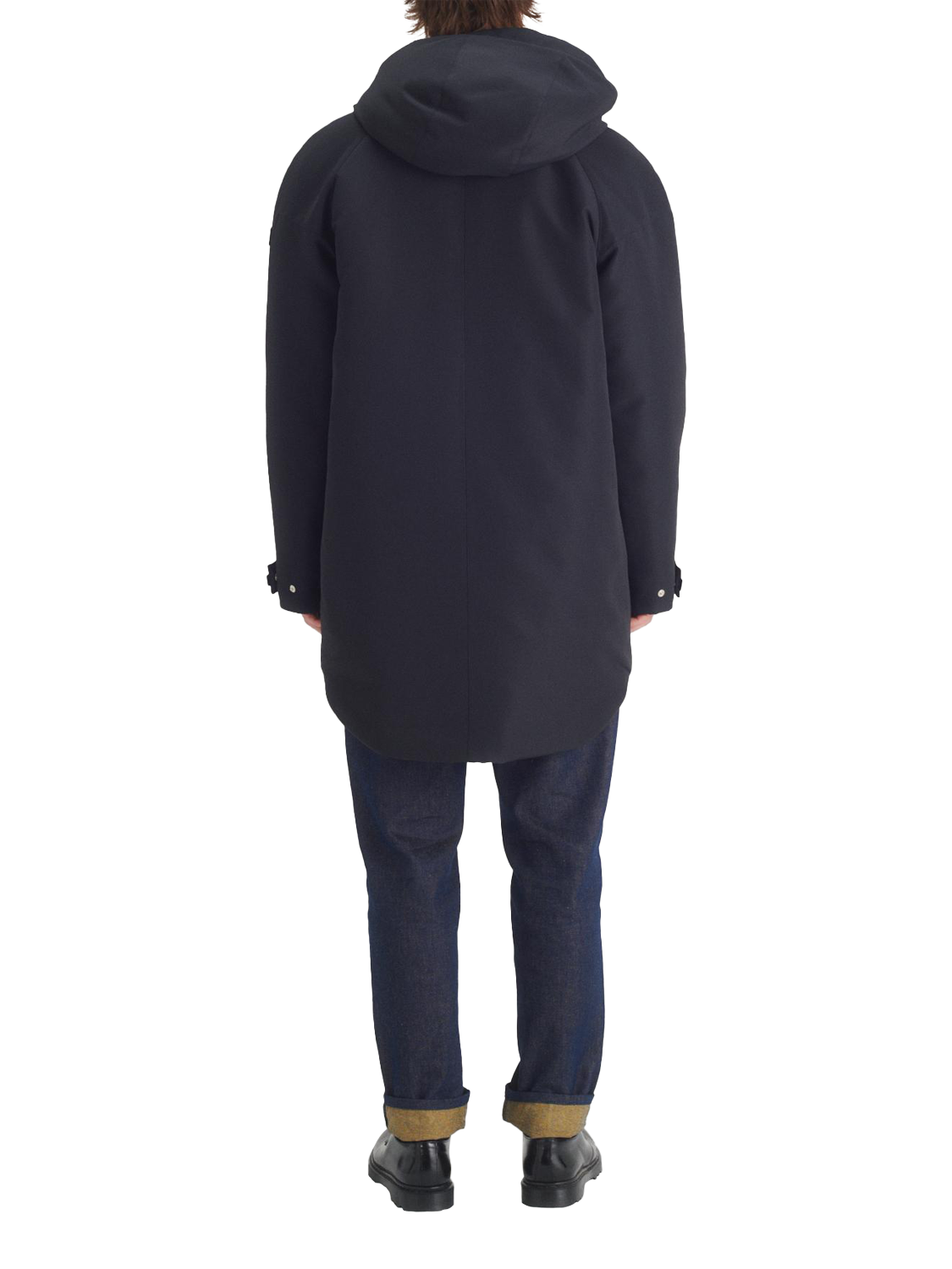 Product image 2 of 7, which shows Maison Standards Somerset Oversized Parka Jacket, Black, S