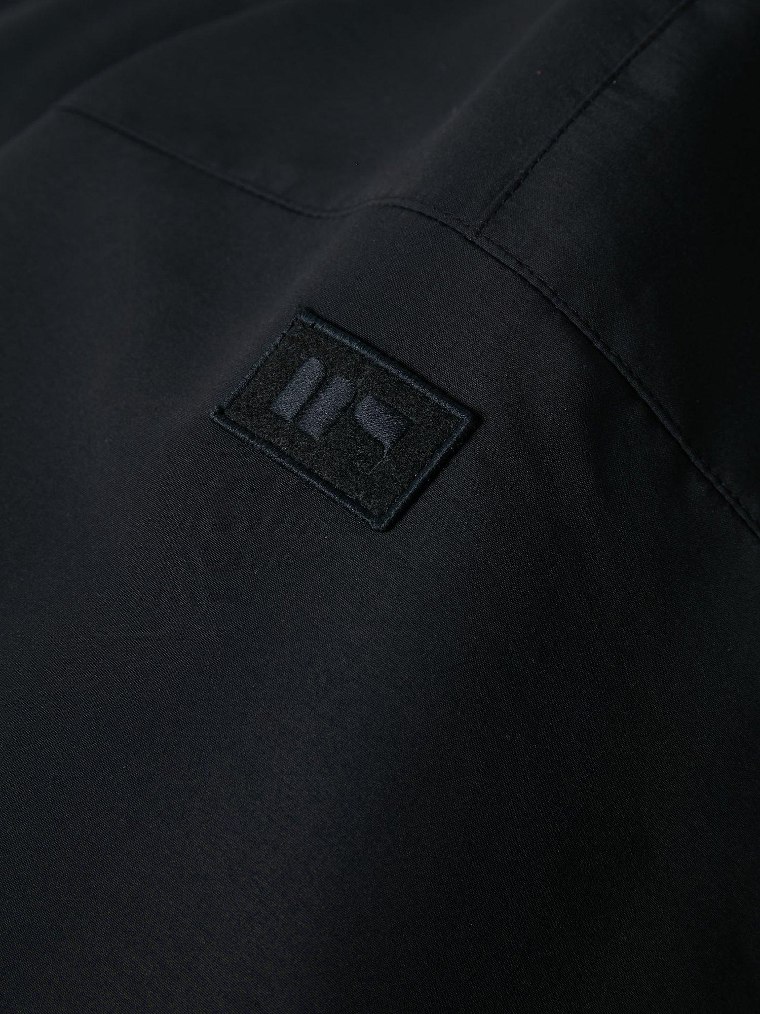 Product image 6 of 7, which shows Maison Standards Somerset Oversized Parka Jacket, Black, S