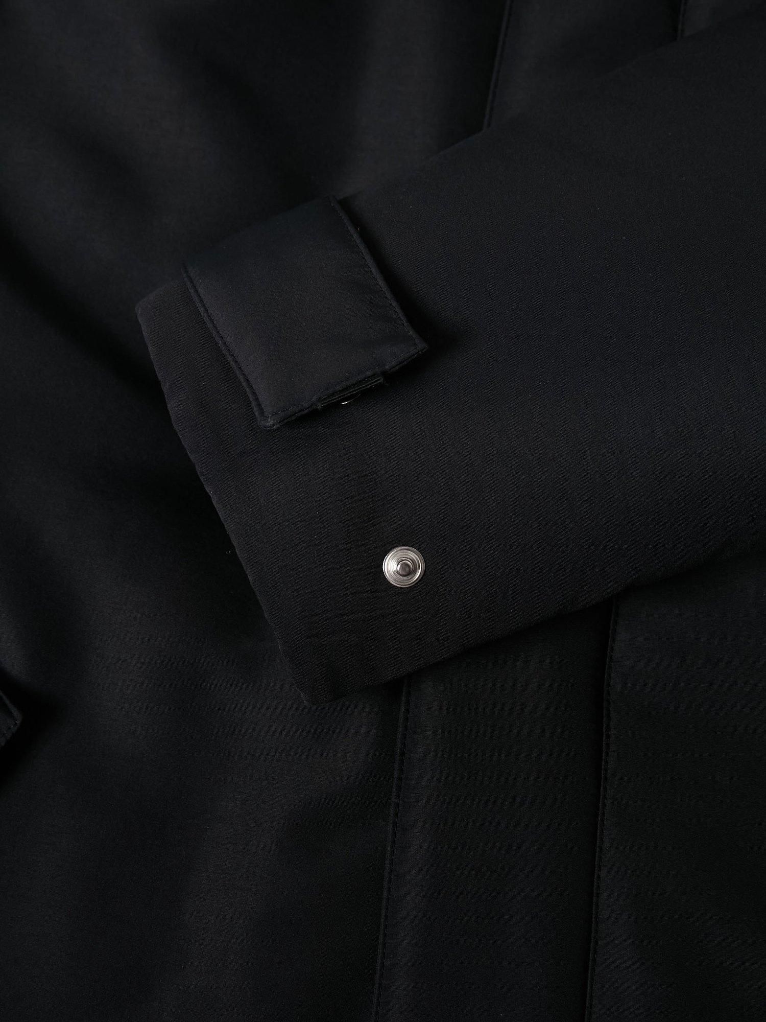 Product image 7 of 7, which shows Maison Standards Somerset Oversized Parka Jacket, Black, S