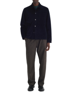 Maison Standards Vallauris Cropped Painter Jacket, Navy, Navy