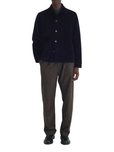Maison Standards Vallauris Cropped Painter Jacket, Navy, Navy