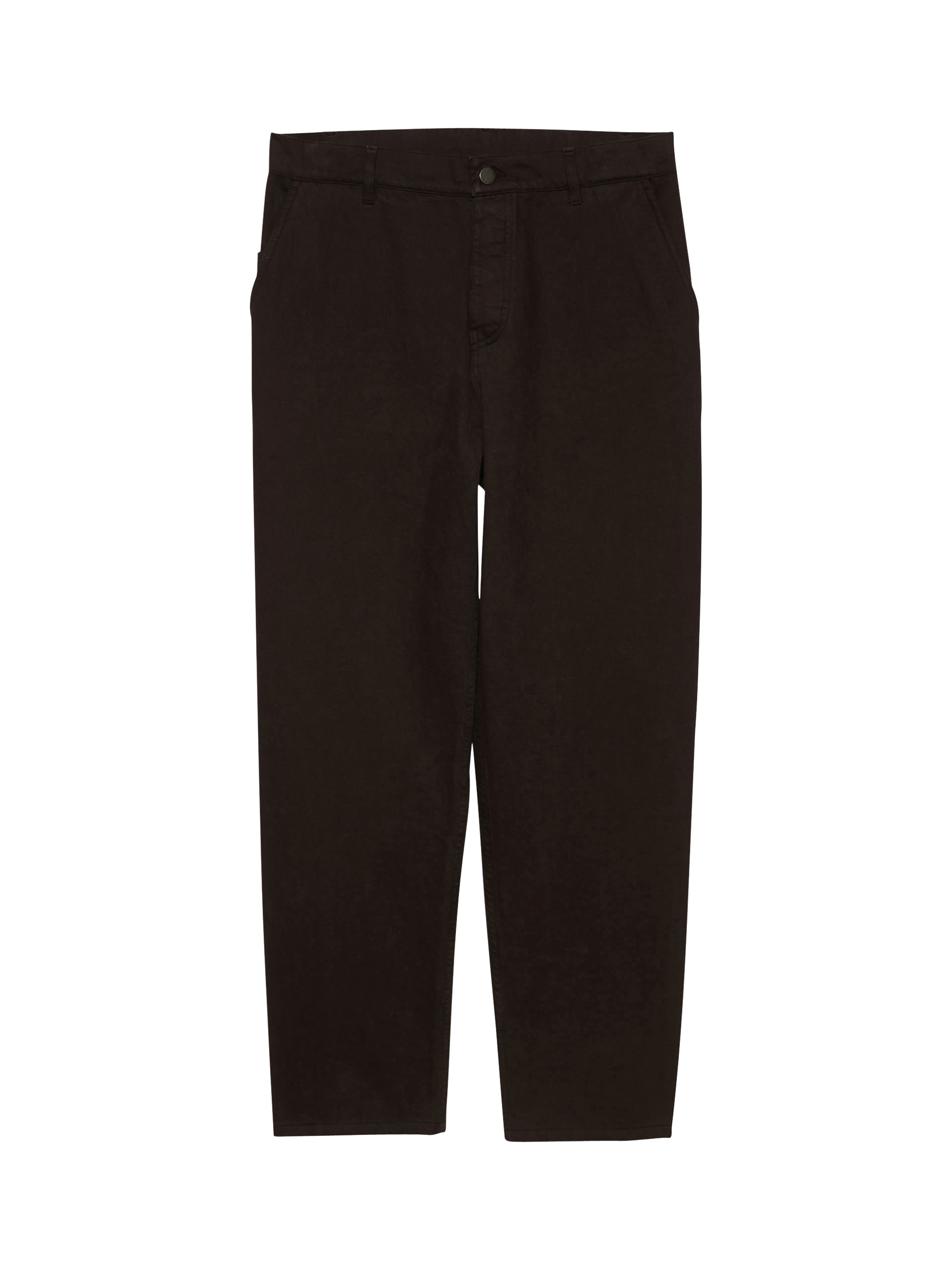 Product image 5 of 7, which shows Maison Standards Cadix Canvas Cotton Slim Jeans, Dark Brown, 29R