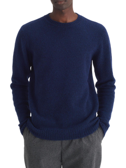 Maison Standards Gary Wool Blend Crew Neck Jumper, Sky Blue