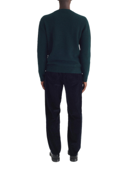Maison Standards Gary Wool Blend Crew Neck Jumper - view 2, British Green