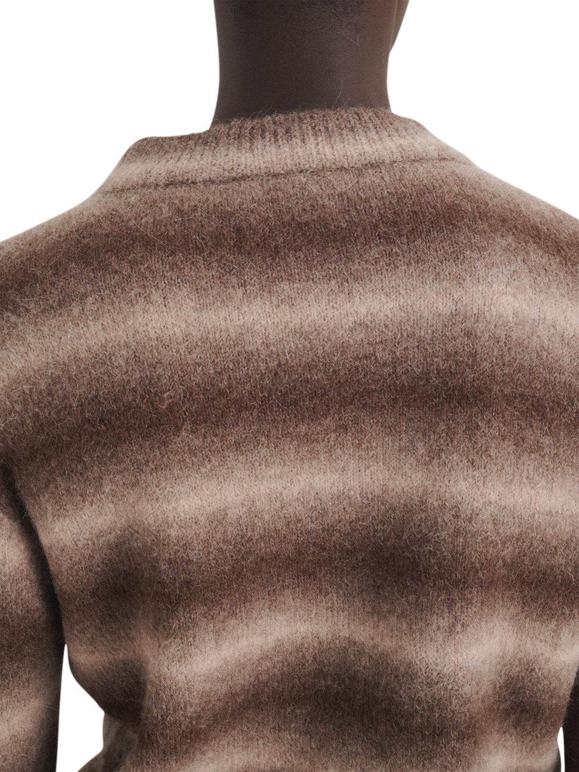 Product image 4 of 6, which shows Maison Standards Sheffield Alpaca Blend Jumper, Brown/Multi, S