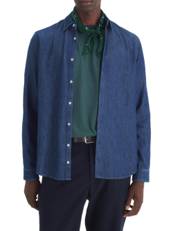 Maison Standards Peter Regular Fit Denim Shirt, Stone
