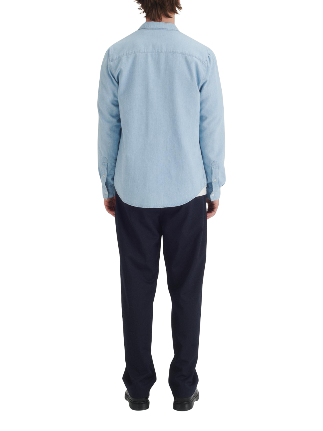 Product image 2 of 4, which shows Maison Standards Peter Regular Fit Denim Shirt, Ultra Bleach, S