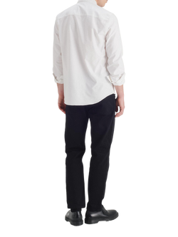 Maison Standards Peter Cotton Slim Fit Oxford Shirt - view 2, White