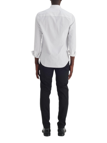 Maison Standards Peter Cotton Slim Fit Poplin Shirt - view 2, White