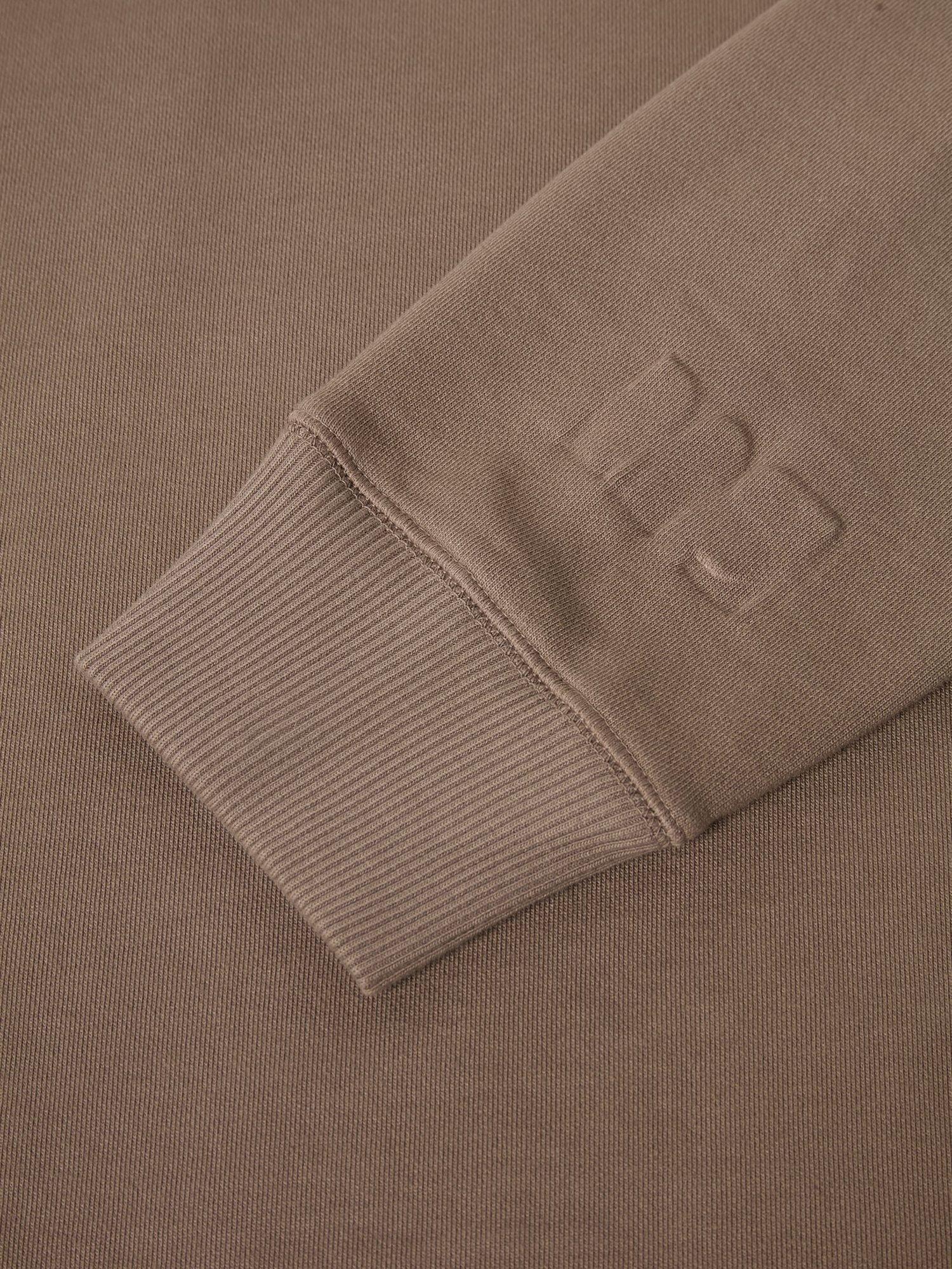 Product image 6 of 6, which shows Maison Standards Harlem Cotton Crew Neck Sweatshirt, Hazelnut, S