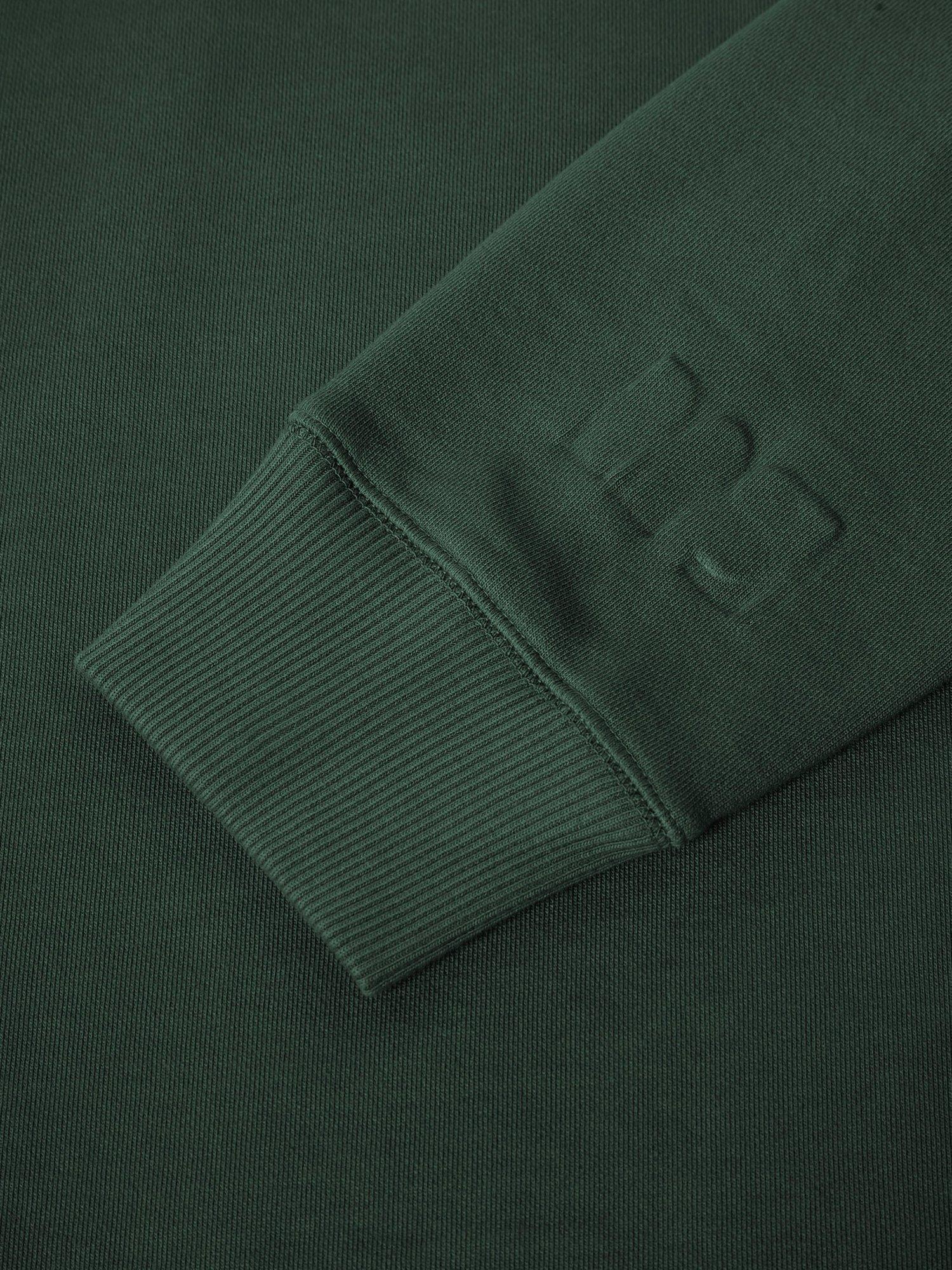 Product image 7 of 7, which shows Maison Standards Harlem Cotton Crew Neck Sweatshirt, British Green, S