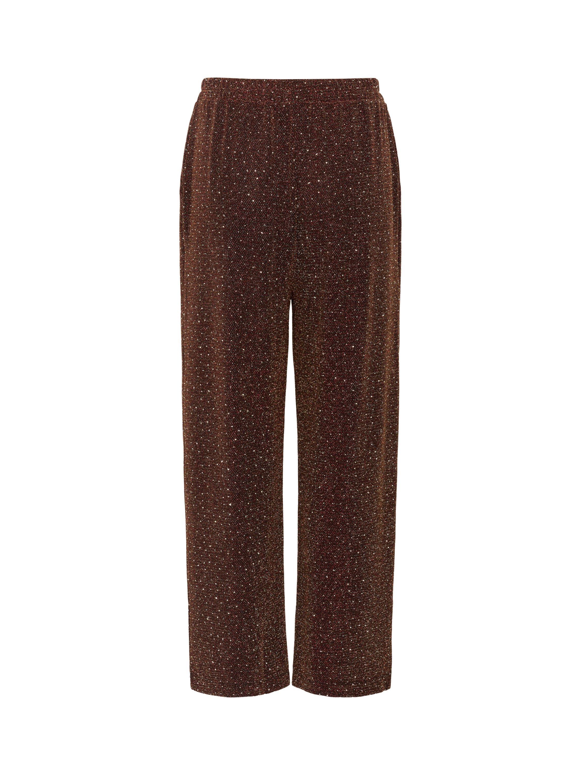 Product image 6 of 6, which shows Saint Tropez Noella Polka Dot Trousers, Fudge, XS