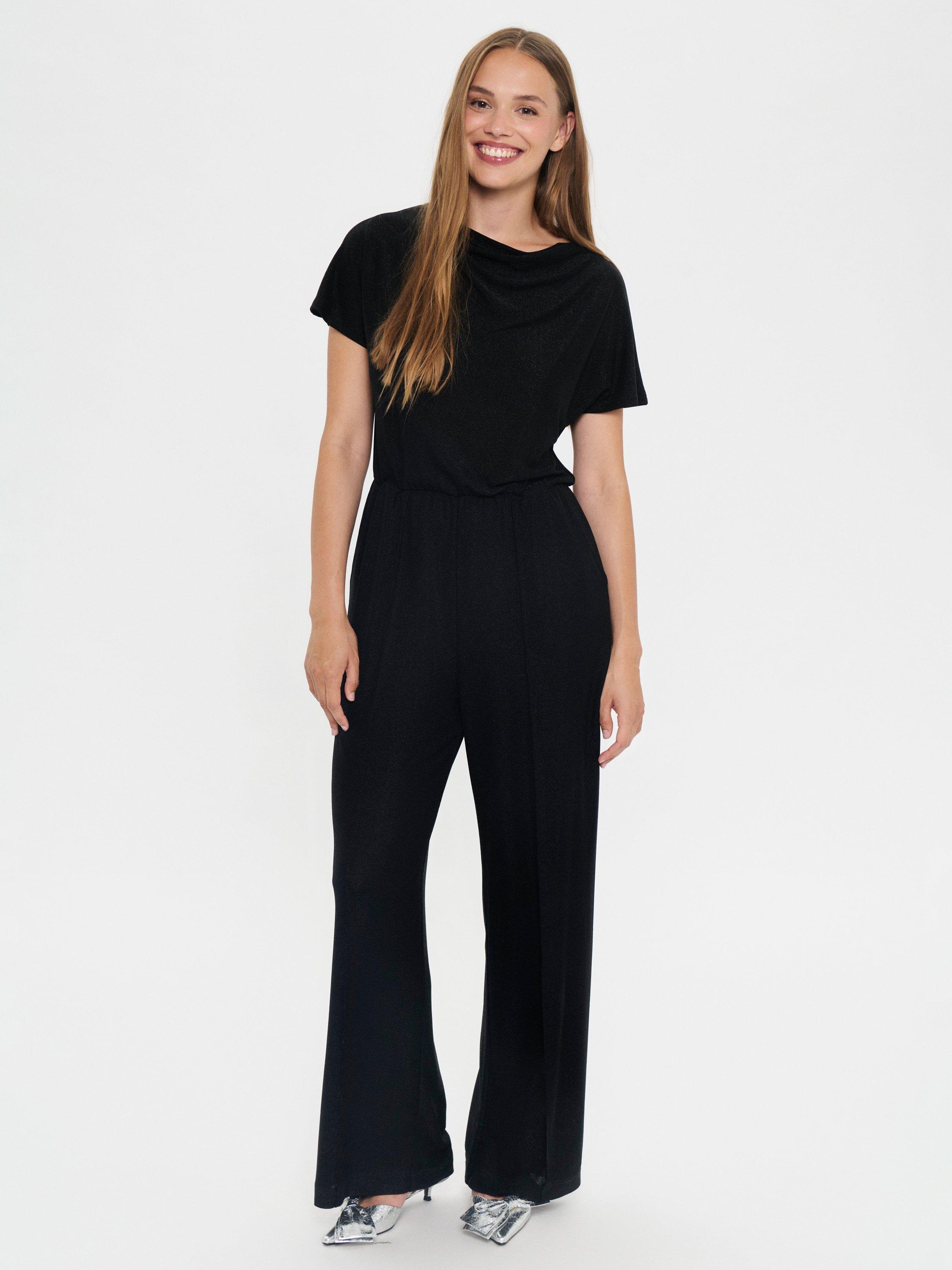 Product image 1 of 6, which shows Saint Tropez Noria Jumpsuit, Black, XS