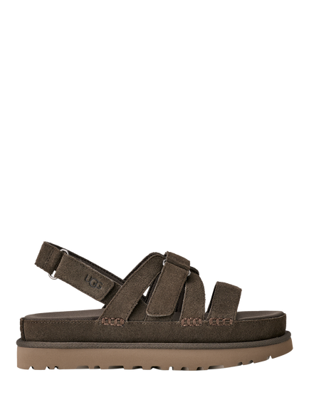 UGG Goldenstar Gleam Suede Strappy Sandals, Dense Smoke, Dense Smoke