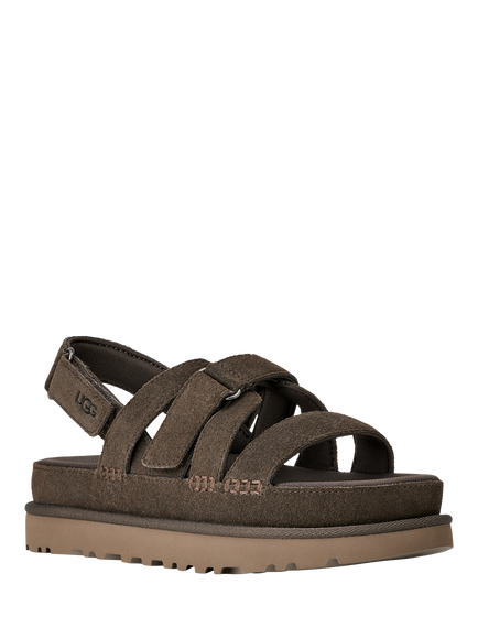 UGG Goldenstar Gleam Suede Strappy Sandals, Dense Smoke - view 2, Dense Smoke