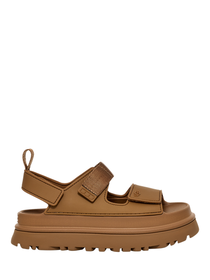 UGG GoldenGlow Strappy Sandals, Bison Brown, Bison Brown