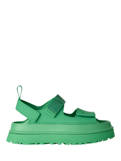 UGG GoldenGlow Strappy Sandals, Hummingbird Green, Hummingbird Green