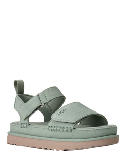 UGG Goldenstar Platform Sandals, Artichoke - view 2, Artichoke