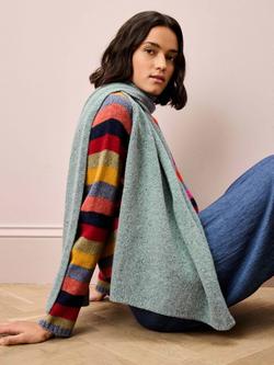 Brora Cashmere Donegal Scarf, Mercury - view 2, Mercury