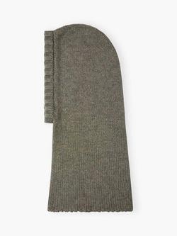 Brora Cashmere Hooded Snood, Mushroom, Mushroom