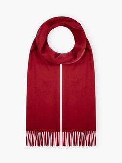 Brora Cashmere Scarf, Garnet, Garnet