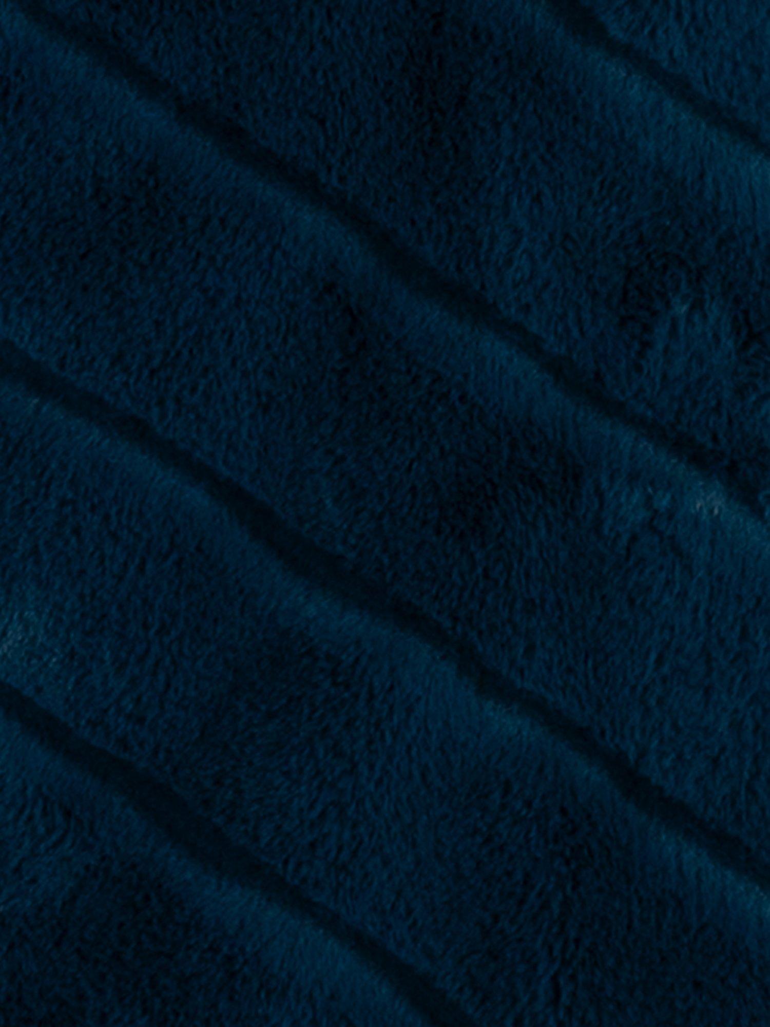 Product image 8 of 9, which shows chesca Reverseible Faux Fur Coat, Teal, 10-12