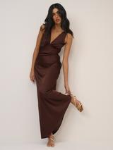 Chi Chi London Cami Floral Print Wrap Midi Dress