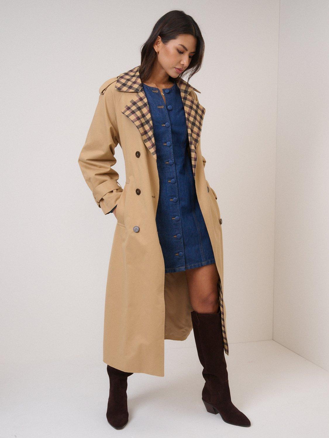 Product image 4 of 5, which shows Nobody's Child Denim Shift Mini Dress, Blue, 6