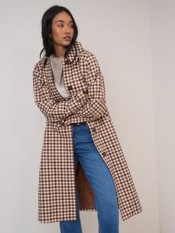 Nobody's Child Cotton Gingham Car Coat, Multi - view 2, Multi