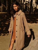 Nobody's Child Cotton Gingham Car Coat, Multi