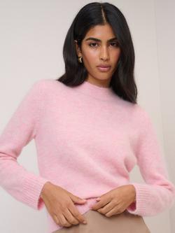 Nobody's Child Mock Neck Jumper, Pink