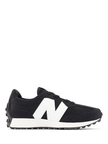 New Balance Kids' 327 Trainers, Black/White, Black/White