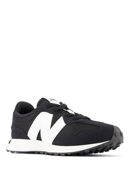 New Balance Kids' 327 Trainers, Black/White - view 2, Black/White