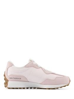 New Balance Kids' 327 Trainers, Pink/Silver, Pink/Silver