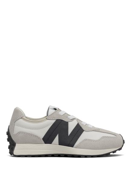 New Balance Kids' 327 Bungee Trainers, Grey/Multi, Grey/Multi