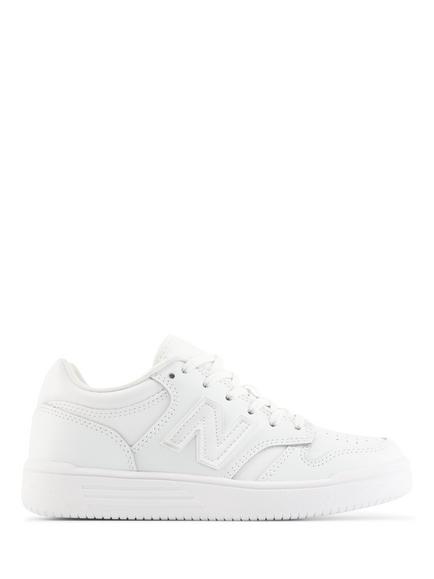 New Balance Kids' 480 Lace Trainers, White, White