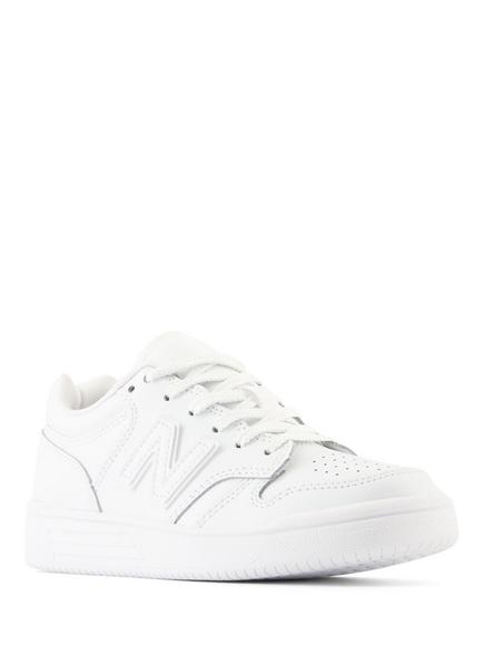 New Balance Kids' 480 Lace Trainers, White - view 2, White