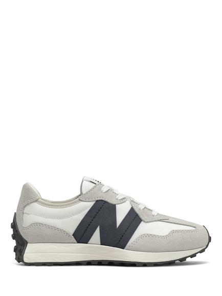 New Balance Kids' 327 Lace Trainers, Grey/Multi, Grey/Multi