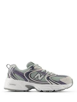 New Balance Kids' 530 Lace Trainers, Grey/Multi, Grey/Multi