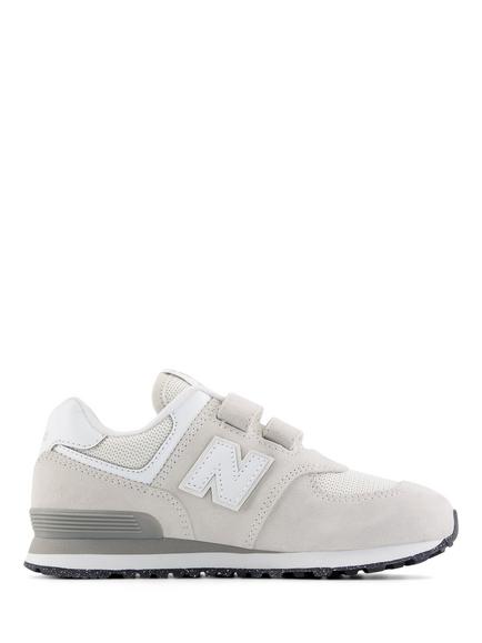 New Balance Kids' 574 Trainers, Off White/Multi, Off White/Multi