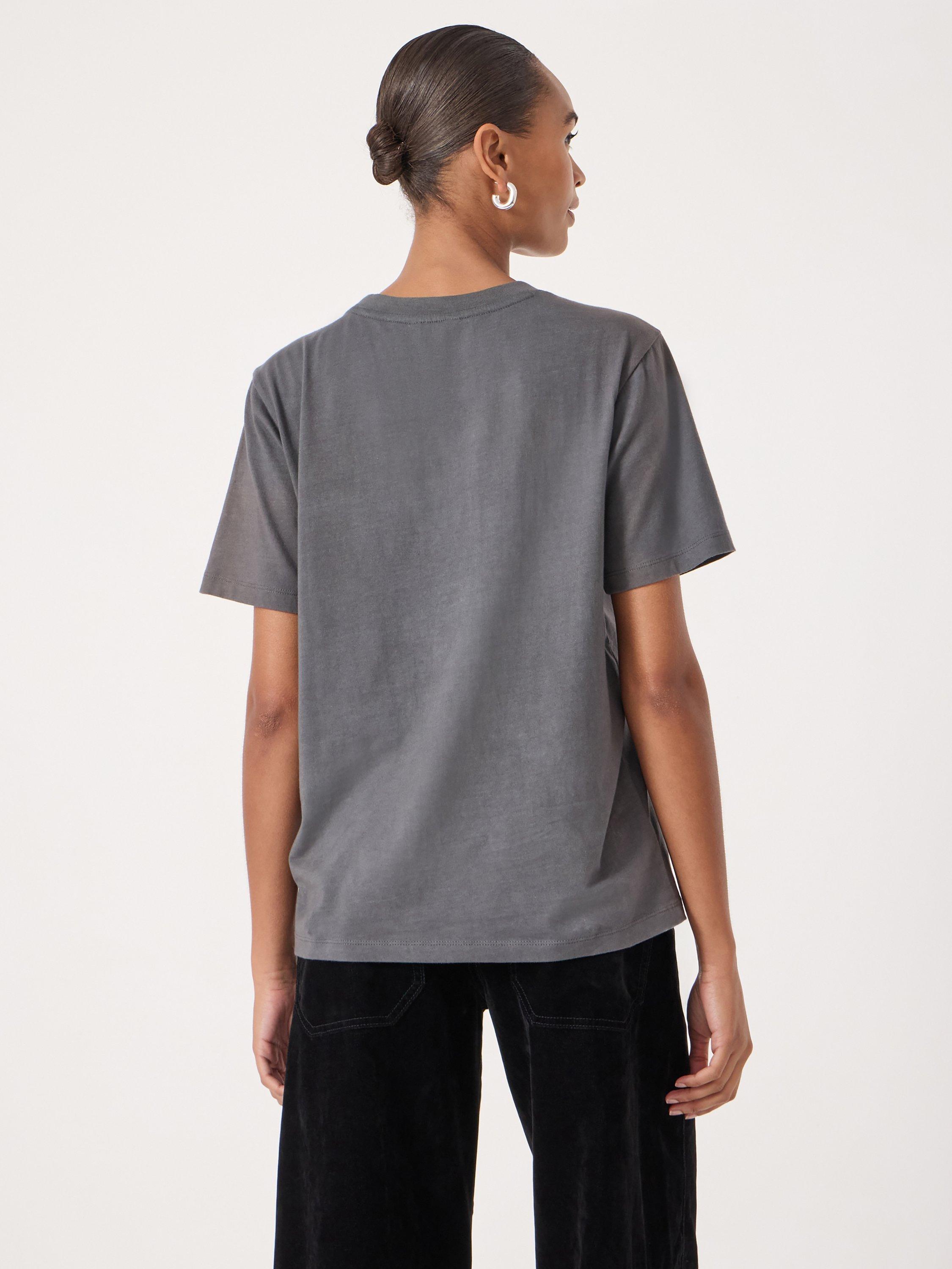 Product image 3 of 4, which shows HUSH Disco Graphic T-Shirt, Washed Charcoal, L-XL