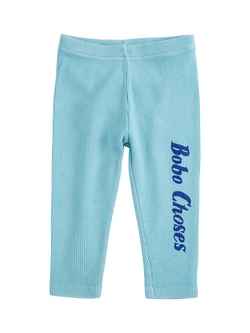 Bobo Choses Baby Logo Leggings, Light Blue, Light Blue