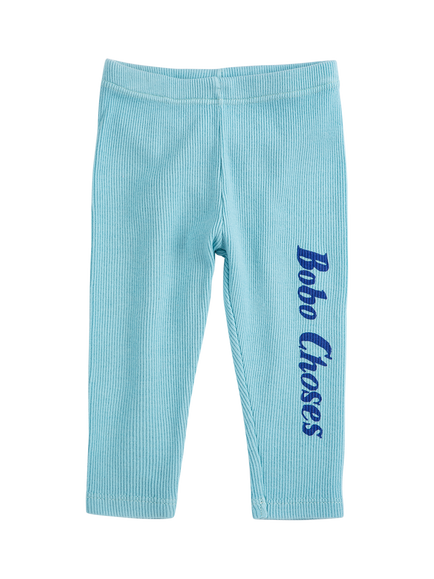Bobo Choses Baby Logo Leggings, Light Blue, Light Blue
