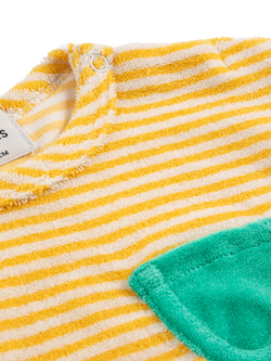 Bobo Choses Baby Stripe T-Shirt, Yellow - view 2, Yellow