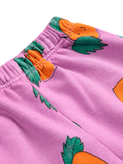 Bobo Choses Baby Cotton Rich Tangerine Print Joggers, Fuchsia - view 2, Fuchsia