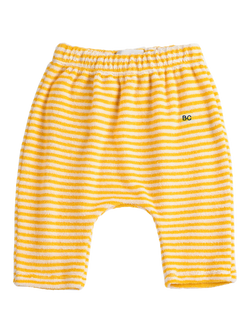 Bobo Choses Baby Stripe Harem Trousers, Yellow, Yellow