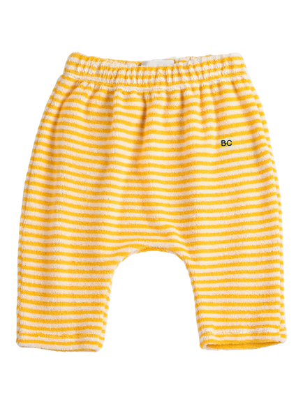 Bobo Choses Baby Stripe Harem Trousers, Yellow, Yellow