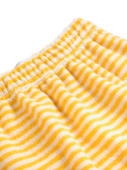 Bobo Choses Baby Stripe Harem Trousers, Yellow - view 2, Yellow