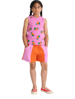 Bobo Choses Kids' Sleeveless Tangerine Print Vest Top, Purple, Purple